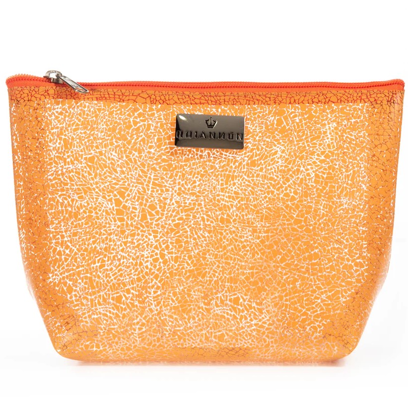 Cosmetiquera Vinilo Naranja