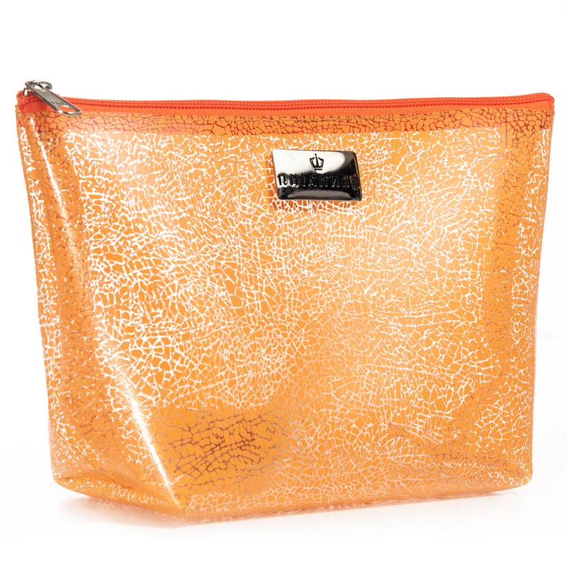 Cosmetiquera Vinilo Naranja